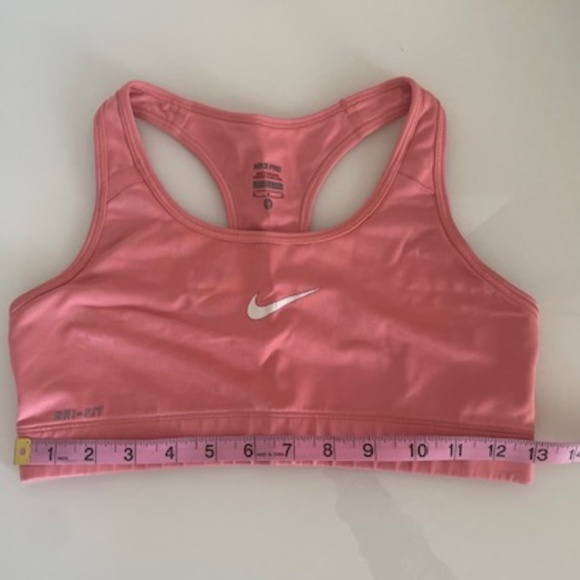 Nike | Pink/Peach Dri-FIT No-Pad Training Sports Bra β Size M - Picture 8 of 12